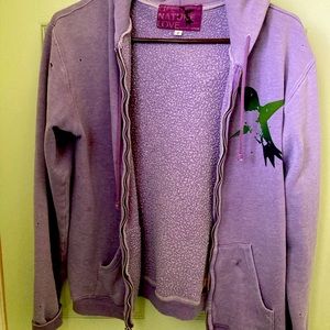 FREECITY hoodie in purple.